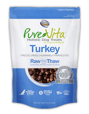 PureVita Freeze Dried Turkey Treats for Dogs