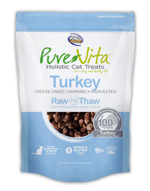 PureVita Freeze Dried Turkey Cat Treats