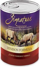 Load image into Gallery viewer, Zignature Venison Canned Dog Food Formula