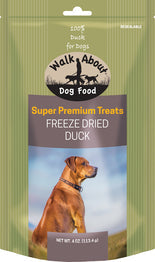 Walk About Premium Freeze Dried Duck Treats for Dogs