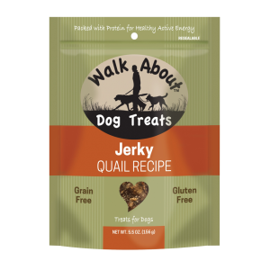 Walk About Quail Jerky for Dogs