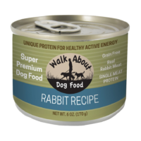 Walk About Rabbit Recipe Canned Dog Food