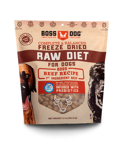 Boss Dog Freeze Dried Diet Complete Beef Recipe