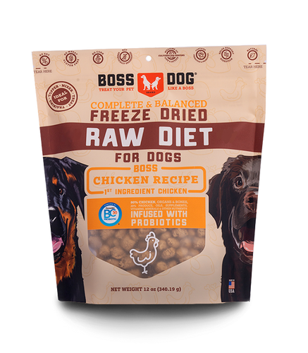 Boss Dog Freeze Dried Diet Complete Chicken Recipe
