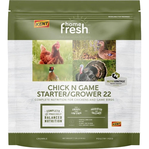 Home Fresh Multi-Flock Chick N Game Starter/Grower 22 Crumble Feed