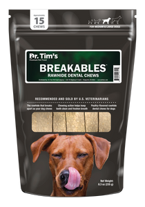 Dr. Tim's Breakables® Rawhide Dental Chews