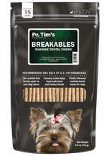 Load image into Gallery viewer, Dr. Tim&#39;s Breakables® Rawhide Dental Chews
