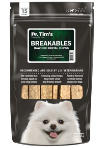 Dr. Tim's Breakables® Rawhide Dental Chews