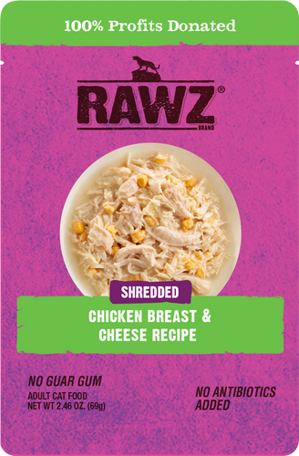 RAWZ Shredded Chicken Breast & Cheese Single Pouch