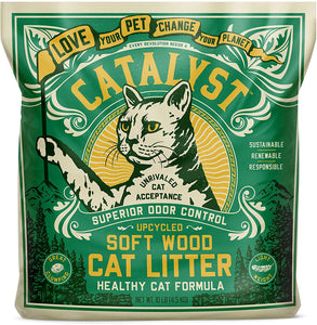 Catalyst Pet Soft Wood Cat Litter Healthy Cat Formula