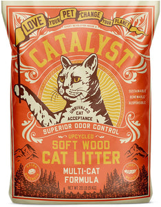 Catalyst Pet Soft Wood Cat Litter Multi-Cat Formula
