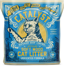 Load image into Gallery viewer, Catalyst Pet Soft Wood Cat Litter Unscented Formula