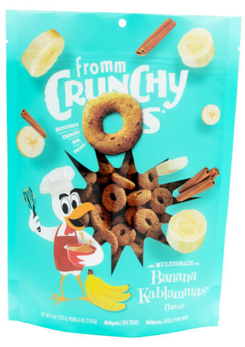 Fromm Crunchy O's Banana Kablammas Dog Treats