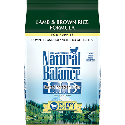 Natural Balance L.I.D. Lamb Meal and Brown Rice Puppy Food Formula
