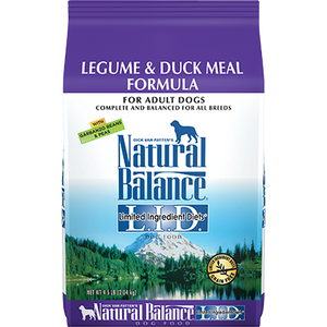 Natural Balance Grain Free L.I.D. Legume and Duck Meal Dog Formula