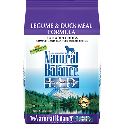 Natural Balance Grain Free L.I.D. Legume and Duck Meal Dog Formula