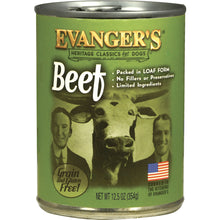 Load image into Gallery viewer, Evangers All Natural Classic Beef Canned Dog Food