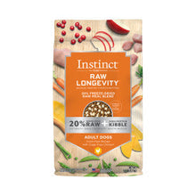 Load image into Gallery viewer, Instinct Raw Longevity Adult 20% Freeze-Dried Raw Meal Blend Chicken Dog Food