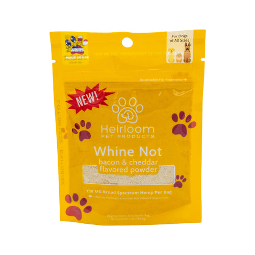 Heirloom Pet Products Whine Not for Immunity Bacon & Cheddar Flavor Food Topper