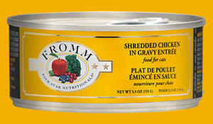 Fromm Four-Star Shredded Chicken in Gravy Entree Wet Food for Cats
