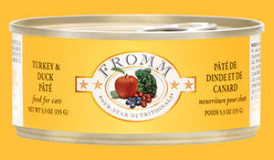 Fromm Four-Star Turkey & Duck Pâté Wet Food for Cats