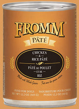 Load image into Gallery viewer, Fromm Chicken &amp; Rice Pate Canned Wet Food for Dogs