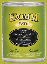 Load image into Gallery viewer, Fromm Grain Free Lamb &amp; Sweet Potato Pate Canned Wet Food for Dogs