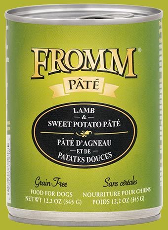 Fromm Grain Free Lamb & Sweet Potato Pate Canned Wet Food for Dogs