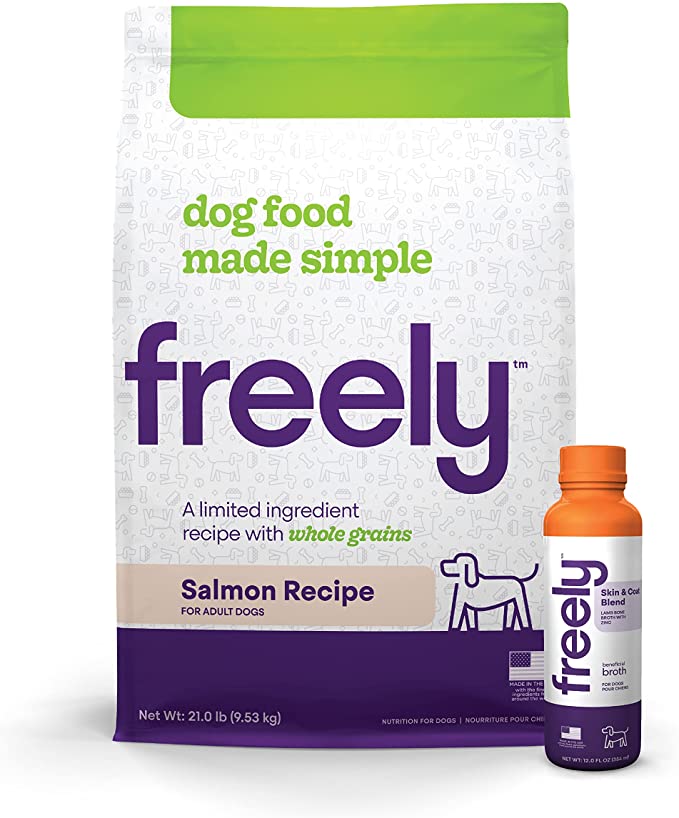 Freely Limited Ingredient Diet, Natural Whole Grain Salmon Dog Food Bundle