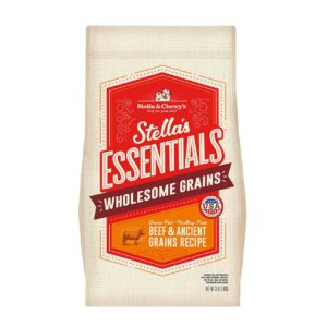 Stella & Chewy's Essentials Grass-Fed Beef & Ancient Grains Recipe Dog Kibble