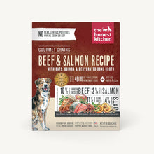 Load image into Gallery viewer, The Honest Kitchen Gourmet Grains Beef &amp; Salmon Recipe Dehydrated Dog Food