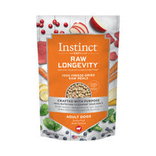 Load image into Gallery viewer, Instinct Raw Longevity Adult Freeze-Dried Beef Bites Dog Food
