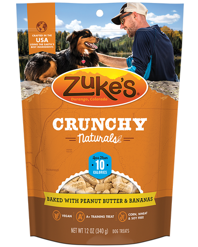 Zuke's Crunchy Naturals 10s Baked with Peanut Butter & Bananas