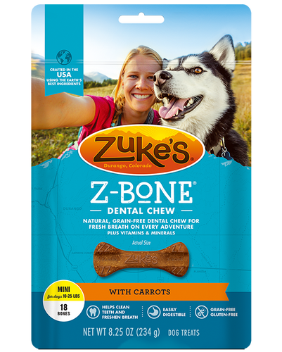 Zuke's Z-Bones Clean Carrot Crisp